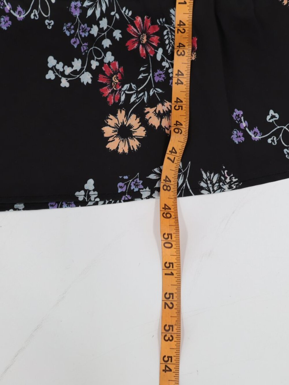 Free People Midi Slip Dress Womens Large Your Better Side Floral Satin V Neck - Picture 9 of 15